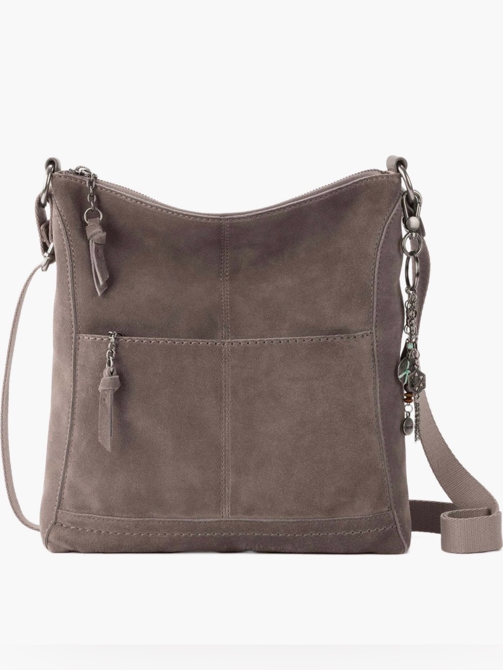The Sak Crossbody Bag Mushroom Suede NWT